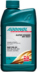    Addinol Super Power MV 0537 5W-30, 1  4014766071064  