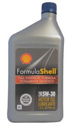    Shell Formulashell Full Synthetic SAE 5W-30 Motor Oil  021400756793  