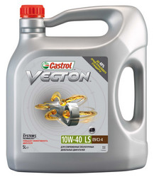 Купить моторное масло Castrol  Vecton 10W-40, 5 л Полусинтетическое 15724A в Абакане
