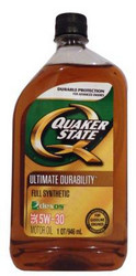    Quaker state Ultimate Durability SAE 5W-30 Full Synthetic Motor Oil  073102046481  