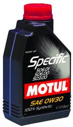 Купить моторное масло Motul Specific VW 506.01-506.00-503.00 Синтетическое 101169 в Абакане