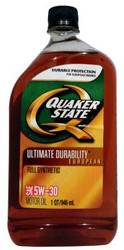    Quaker state Ultimate Durability European Full Synthetic SAE 5W-30 Motor Oil  073102040557  