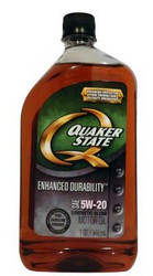    Quaker state Enhanced Durability SAE 5W-20 Synthetic Blend Motor Oil  073102046825  