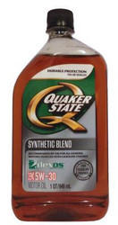    Quaker state 5W-30 Synthetic Blend Motor Oil  073102014411  