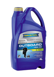    Ravenol  4-T . Outboardoel 4T SAE 10W-40 (4) new  4014835729193  