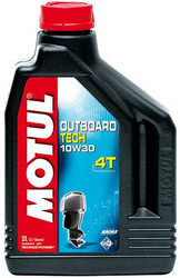 Купить моторное масло Motul Outboard Tech 4T Полусинтетическое 101745 в Абакане