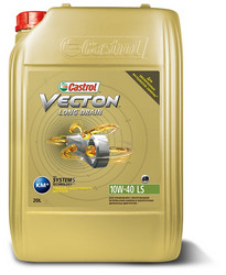 Купить моторное масло Castrol  Vecton Long Drain 10W-40 LS, 20 л Синтетическое 156E4A в Абакане