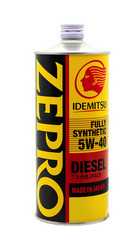 Купить моторное масло Idemitsu Zepro Diesel 5W-40 Cf Fully Synthetic 1л Синтетическое 2863054 в Абакане