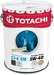    Totachi Premium Diesel Fully Synthetic CJ-4/SM 5W-40, 20  4562374690769  