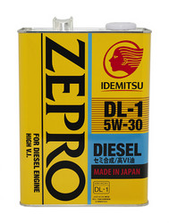 Купить моторное масло Idemitsu Zepro Diesel Dl-1 5W30 4л Синтетическое 2156041 в Абакане