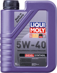 Купить моторное масло Liqui moly Diesel Synthoil SAE 5W-40 Синтетическое 1926 в Абакане