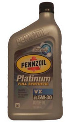    Pennzoil Platinum VX 5W30  071611000499  