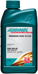 Купить моторное масло Addinol Premium 0530 C3-DX 5W-30, 1л Синтетическое 4014766073570 в Абакане
