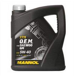    Mannol O.E.M. for Daewoo GM 5W-40  4036021401492  