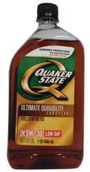    Quaker state Ultimate Durability European L Full Synthetic 5W-30 Motor Oil  073102048782  