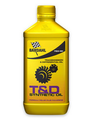 Трансмиссионные масла и жидкости ГУР: Bardahl T&D OIL 75W-90, 1л. , Синтетическое | Артикул 425140