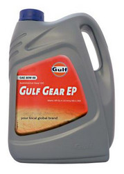 Трансмиссионные масла и жидкости ГУР: Gulf  Gear EP 80W-90 , Минеральное | Артикул 8717154959789